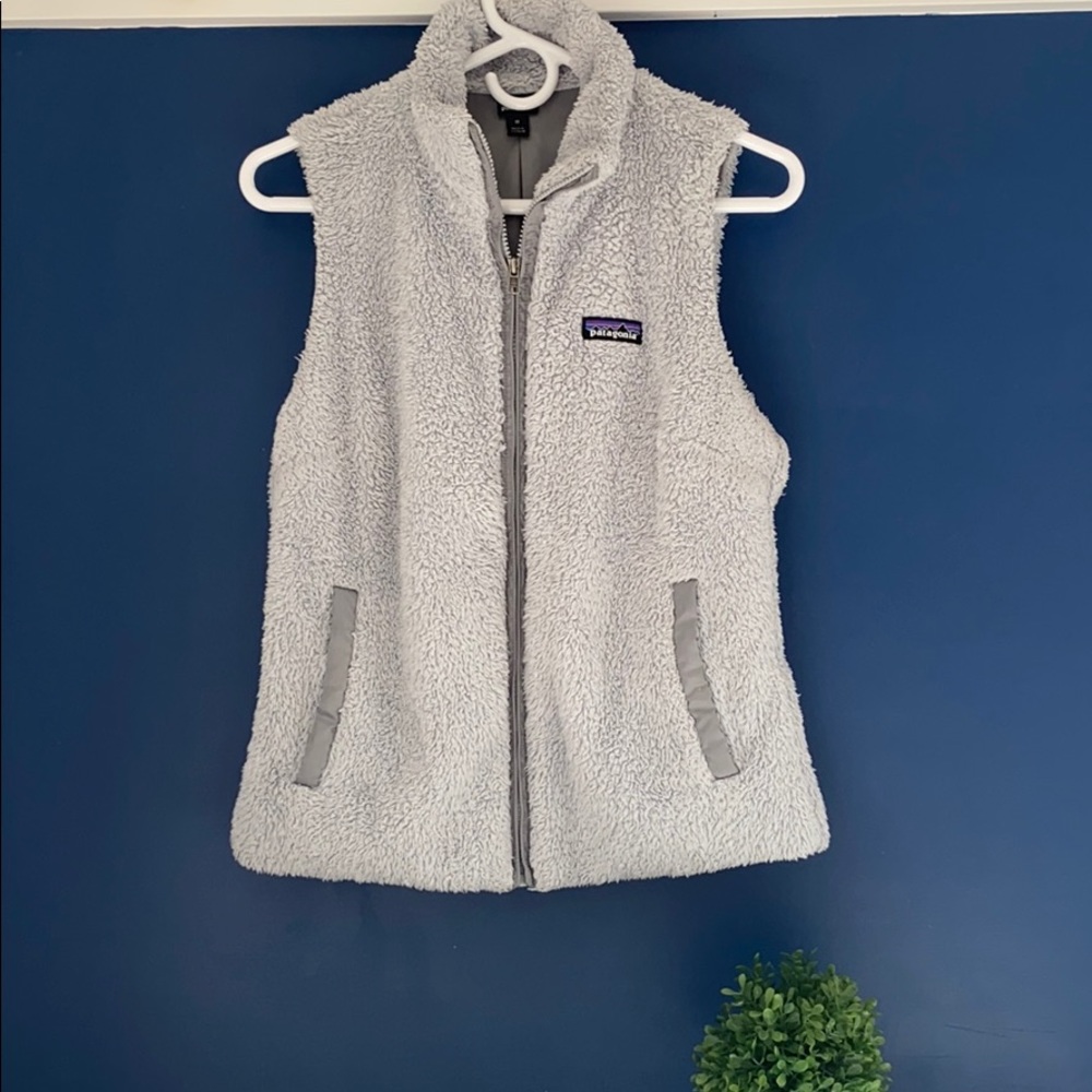 Patagonia Los Gatos Fleece Fuzzy Vest Women’s Sz M